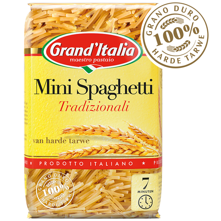 Grand'Italia Mini Spaghetti Tradizionali Pasta - claim